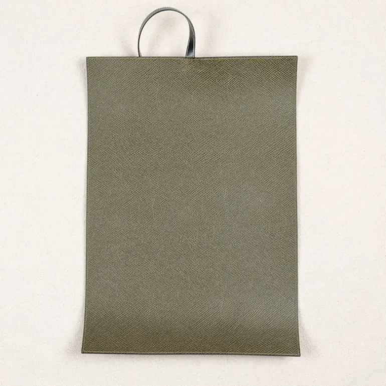 Tapis de cirage en cuir