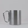 Tasse inox avec anse mousqueton