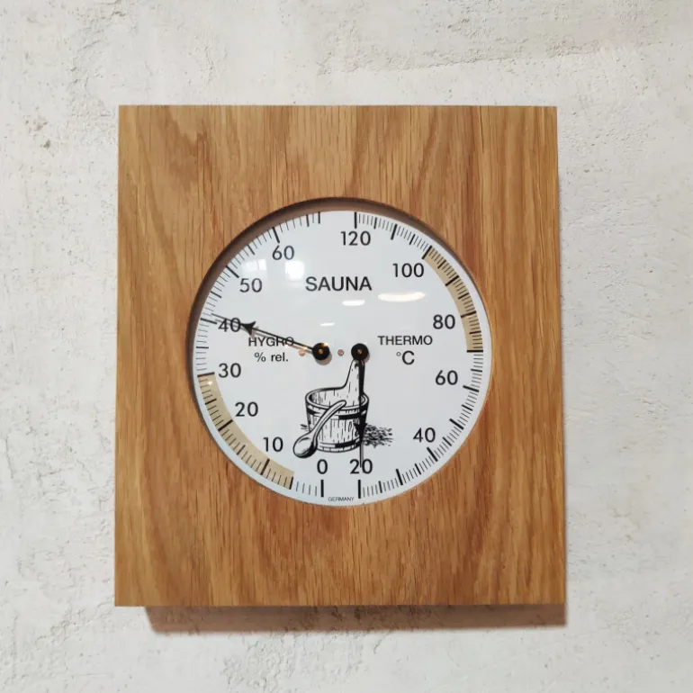 Thermomètre hygromètre pour sauna