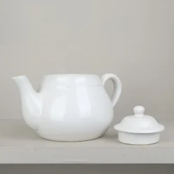 Théière en grès naturel