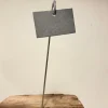 Étiquette de jardin en ardoise + support