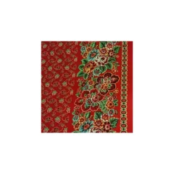 Tissu au mètre "Indianaire" rouge