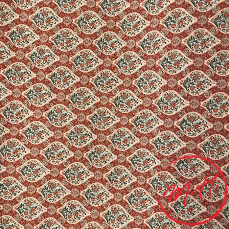 Tissu au mètre "Indienne Pondichéri"