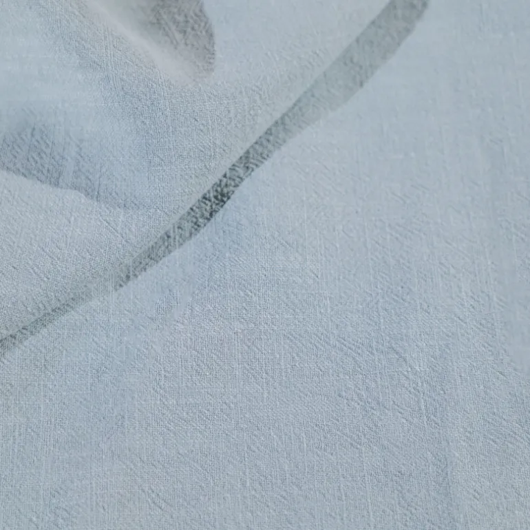 Tissu au mètre lin bleu ciel