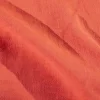 Tissu au mètre lin corail