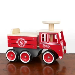Trotteur camion de pompier pour enfant