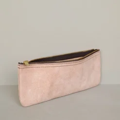 Trousse en cuir fermeture éclair