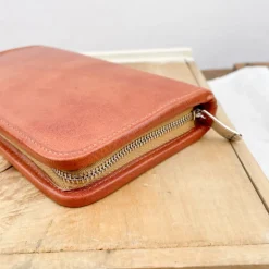 Trousse en cuir naturel
