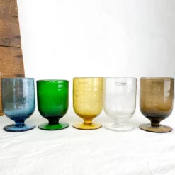 Verre à pied soufflé
