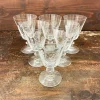 6 verres à eau guillochés Maison Empereur