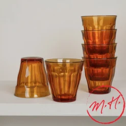 6 verres Picardie Duralex - Vermeil
