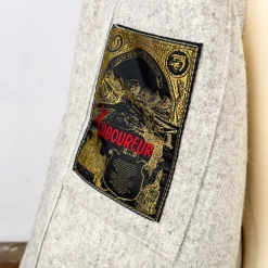 Veste en laine écrue Le Laboureur