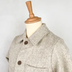 Veste en laine écrue Le Laboureur