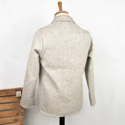 Veste en laine écrue Le Laboureur