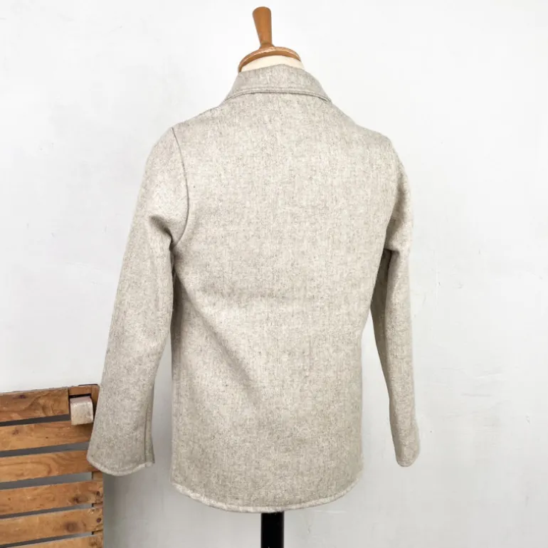 Veste en laine écrue Le Laboureur