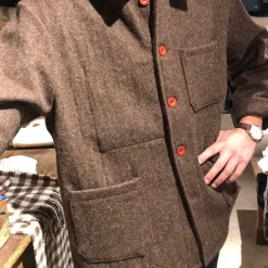 Veste en Laine marron Le Laboureur