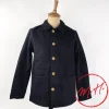Veste en laine noire Le Laboureur