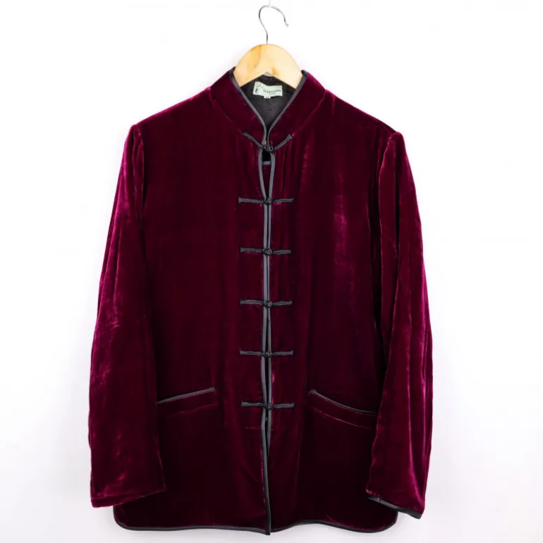 Veste en velours de soie