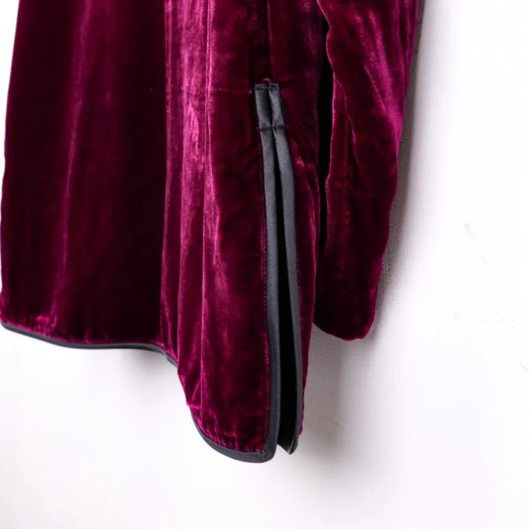 Veste en velours de soie