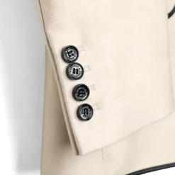 Veste Gardian en moleskine écrue