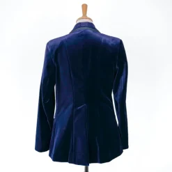 Veste Gardian Femme Velours Bleu