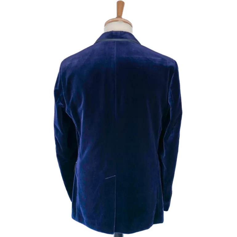 Veste Gardian Homme Velours Bleu