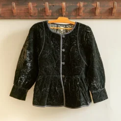 Veste réversible en velours