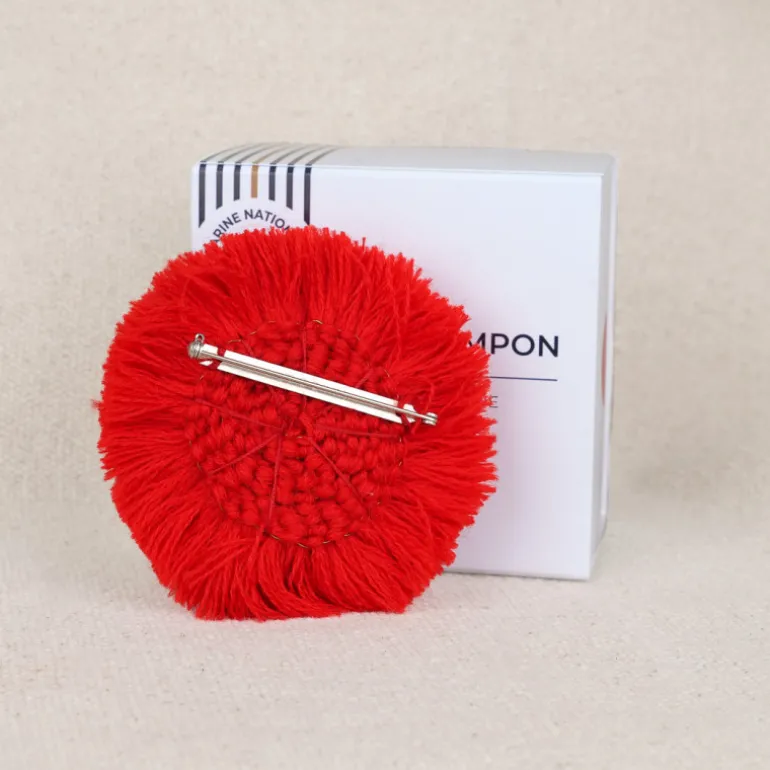 Véritable pompon rouge de marin